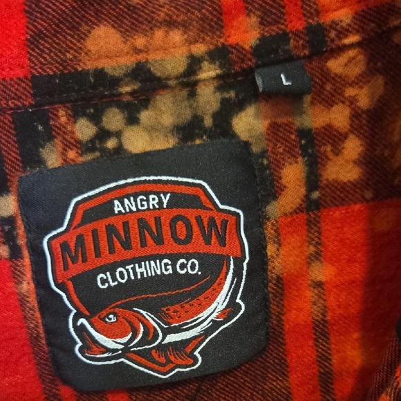 Plaid Red Graphic Utility Jacket - Picture 2 of 5